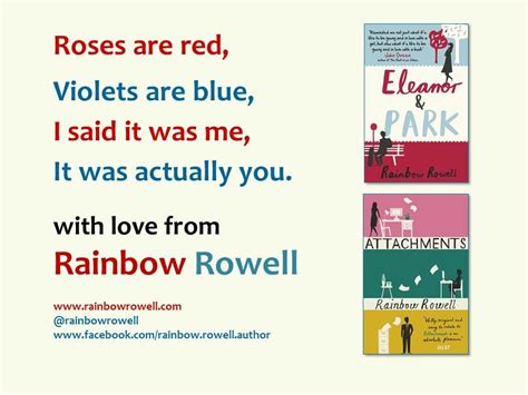 a valentine s poem with love from rainbow rowell rainbow rowell valentines poems rowell