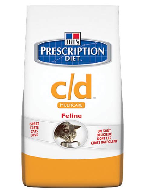 Hill's prescription diet feline c/d multicare helps your cat maintain a healthy urinary tract to stop the recurrence of stones. Hill's Prescription Diet c/d Multicare Feline Reviews ...