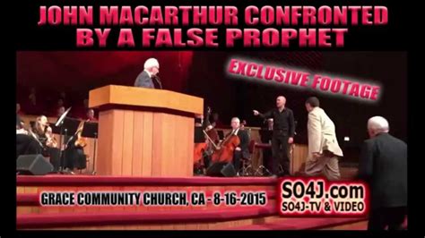 This can only happen in a small church or gathering as the early church did. JOHN MACARTHUR CONFRONTED BY A FALSE PROPHET AT GRACE ...