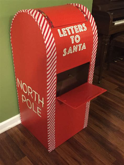 Cardboard Letters To Santa Mailbox Materials Used Cardboard Boxes