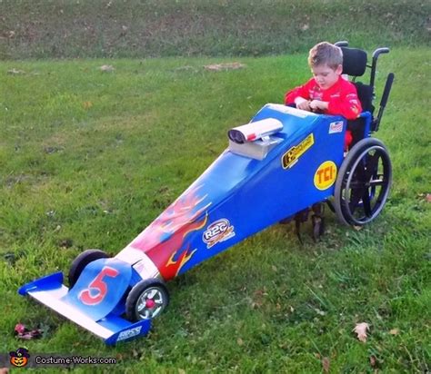 Not only wheel chair costumes, they also create costumes for kids with other sensory issues like autism. Race Car Driver - Wheelchair Halloween Costume Idea