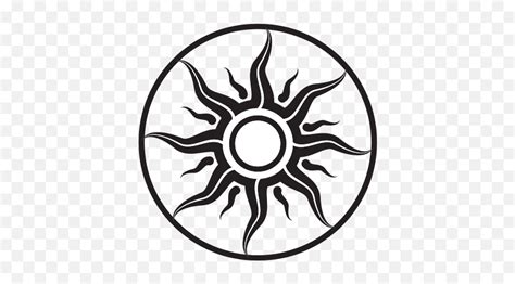 Sun Tribal Style Art Fan Company Logo Emojisun Fire Emoji Free