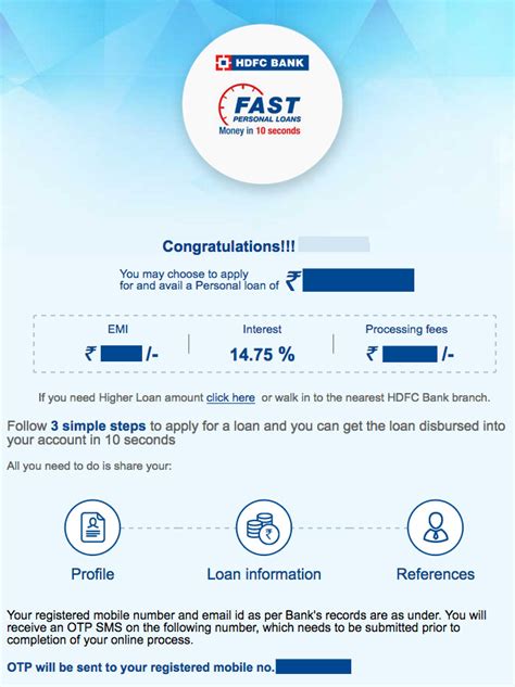 Maybe you would like to learn more about one of these? HDFC Pre-Approved Personal Loan Credited in 10 Seconds - CardExpert