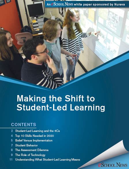 Making The Shift To Student Led Learning Eschool News