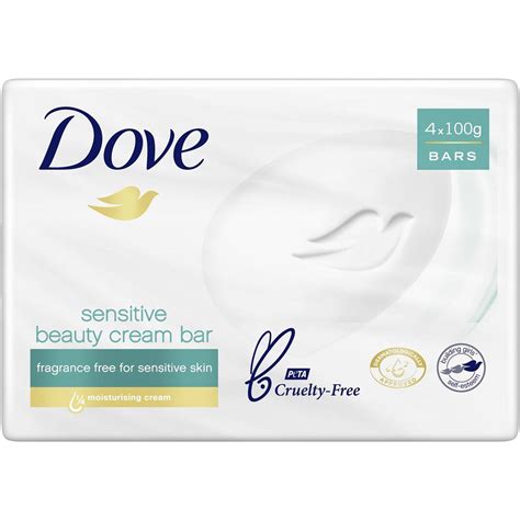 Dove Beauty Soap Bar Extra Sensitive Skin 4x100g Woolworths