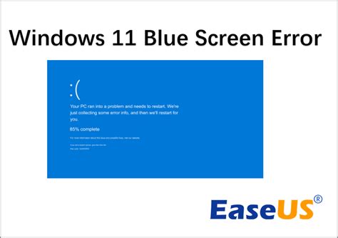 How To Fix Windows 11 Blue Screen Top 9 Solutions Easeus