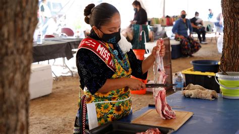 Miss Navajo Nation 2021 2022 Pageant Opens With Sheep Butchering Event