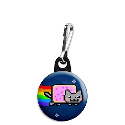 Nyan Pop Tart Cat Internet Meme Button Badge Magnet Key Ring