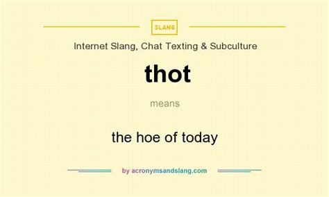 What Is A Thot Slang