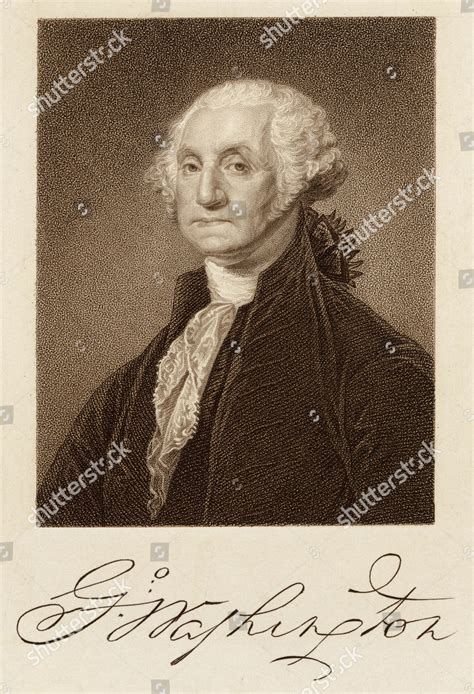George Washington 17321799 First President United Editorial Stock Photo