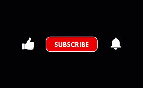 Like Subscribe Notification Bell Button Isolated Video Channel Web