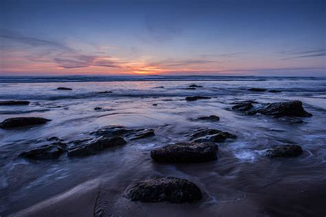 Royalty Free Photo Wide Angle Seascape Image Taken At Sunset On The