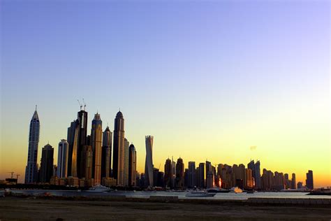 Dubai Skyline Dubai Skyline At From Marina Beach Anand Khatri Flickr