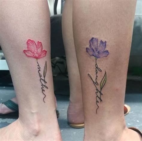 Complementary mother daughter tattoos are a great way to have a unique piece that still works in a set. Mother-Daughter Tattoos | Tattoos for daughters, Mum and ...
