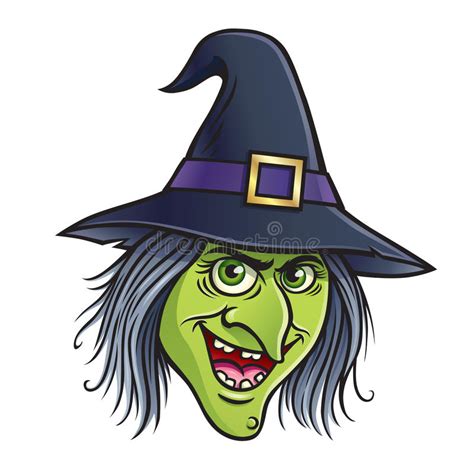 Wicked Witch Face Stock Illustration Illustration Of