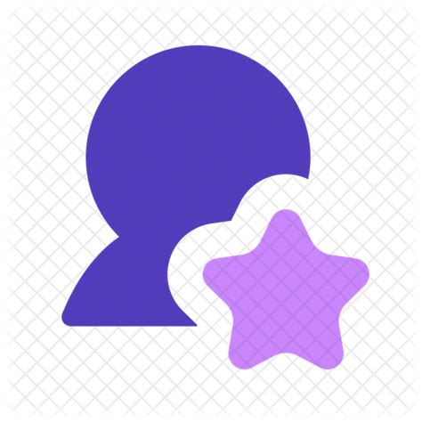 Male Star Icon Download In Flat Style