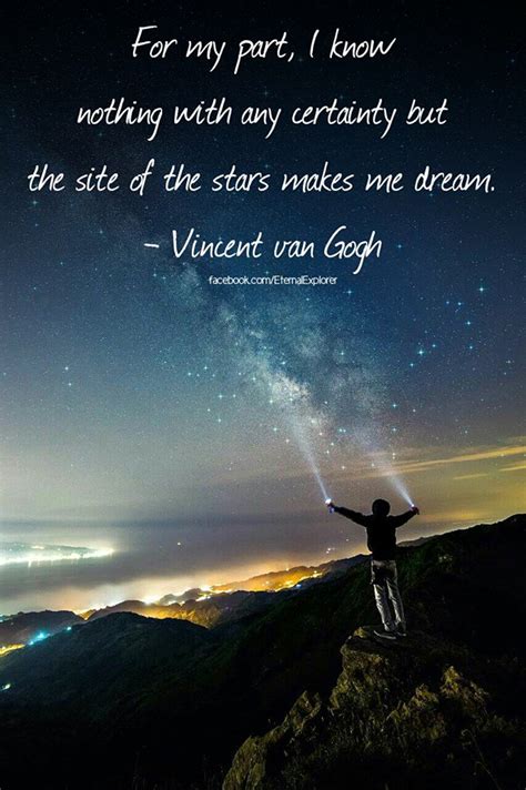 But The Sight Of The Stars Makes Me Dream Vincent Van Gogh Quote