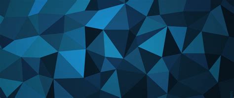 2560x1080 Low Poly Blue 2560x1080 Resolution Wallpaper Hd Abstract 4k
