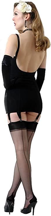 What Katie Did H2001 15 Denier Seamed Stockings At Amazon Womens