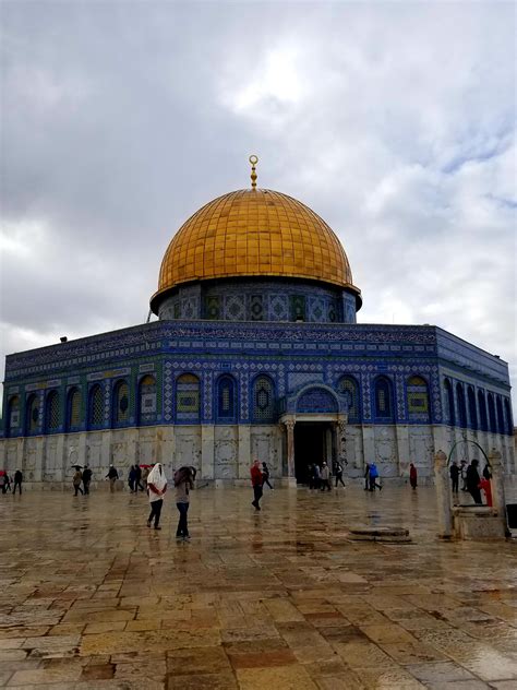 Dome Of The Rock In Jerusalem Rainy Morning Oc Rtravel
