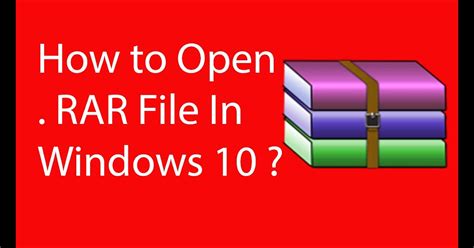 Open Rar Files How To Extract Multi Volume Rarzip File In Winrar