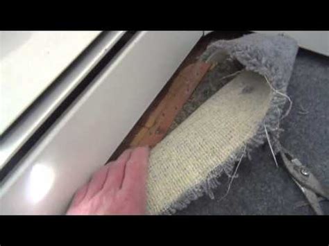 What to do if your cat is suddenly turning her nose up at the box you've provided for her? Pulling up some carpet - DIY Dad #2 - YouTube