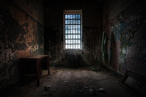 Abandoned Building Old Room Room With A Desk By Gary Heller