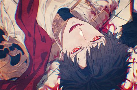 2024 🔥granblue Fantasy Belial Lying Down Shoujo Anime Boy Red Eyes