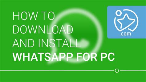 How To Download And Install Whatsapp For Pc Youtube