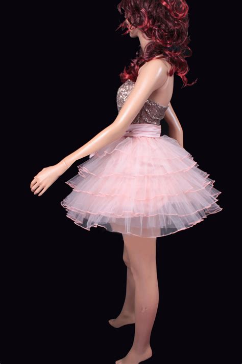 sweetheart party cocktail sweetheart sequins strapless tulle skirt mini tutu dress on luulla