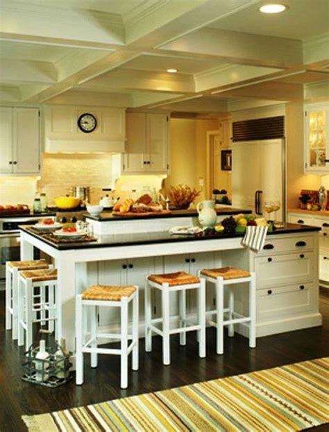 This kitchen island with table extension has been. Deluxe Custom Kitchen Island Designs(33) | White kitchen ...