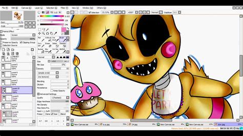 Speedpaint Toy Chica Five Nights At Freddys 2 Youtube