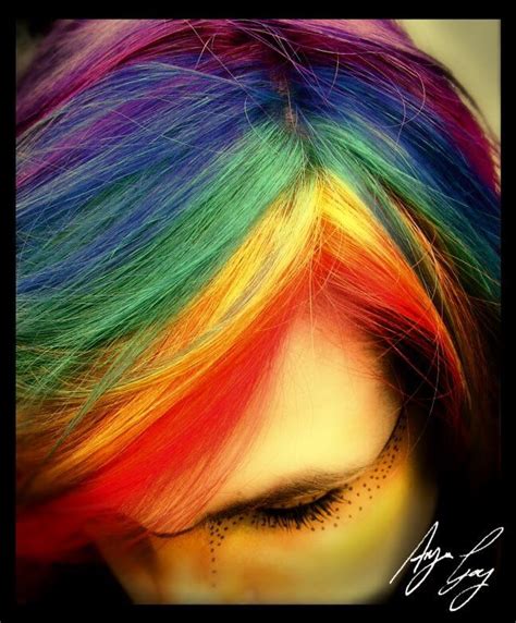 This Dyed Hair Is Awesome Rainbow Hair Color Alternative Hair Hair