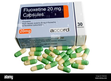 A Box Of Fluoxetine 20mg Capsules Containing The Ssri Anti Depressant