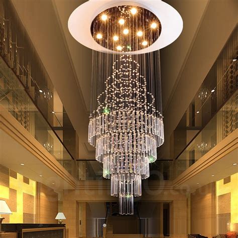 10 Lights Modern Led Crystal Ceiling Pendant Light Indoor Chandeliers