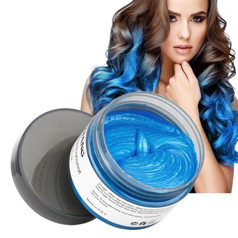 Buy Hair Color Wax Wash Out Hair Color Instant Blue Hair Color Wax