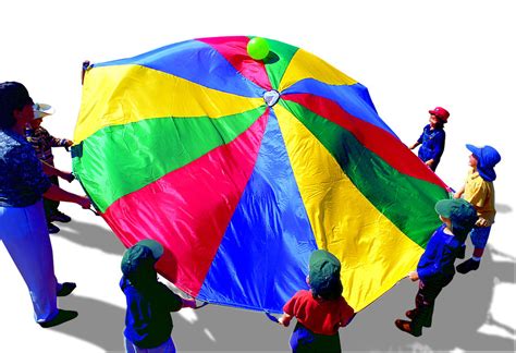 20 Ft And 24 Ft Colorful Parachute With Bag For Kids Buy Different
