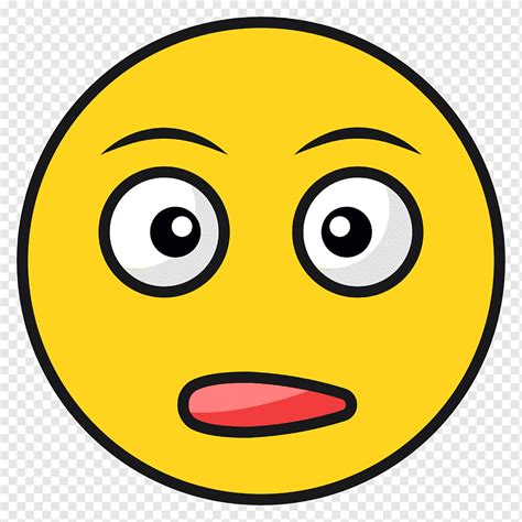 Emoji Emoticon Reactionless Surprised Emojis Colored Outlined Icon Png Pngwing