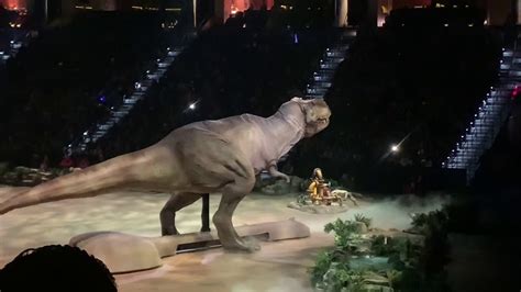 Tyrannosaurus Rex Full Scene Jurassic World Live Tour Tampafl Youtube