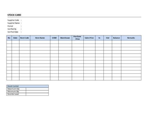 While inventory management and warehouse management might seem like interchangeable terms, they are not. Warehouse Stock Card - Download this free printable ...