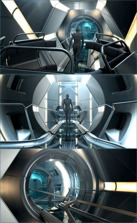 Scifi Interior Spaceship Interior Futuristic Interior Futuristic