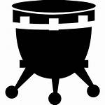 African Drum Stand Vector Icon Symbols Icons