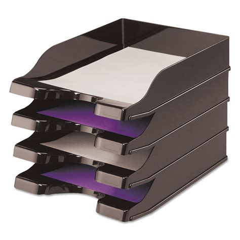 Docutray Multi Directional Stacking Tray Set 2 Sections Letter To