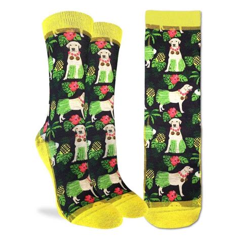 Womens Hula Labrador Retriever Socks Women Socks Good Luck Socks