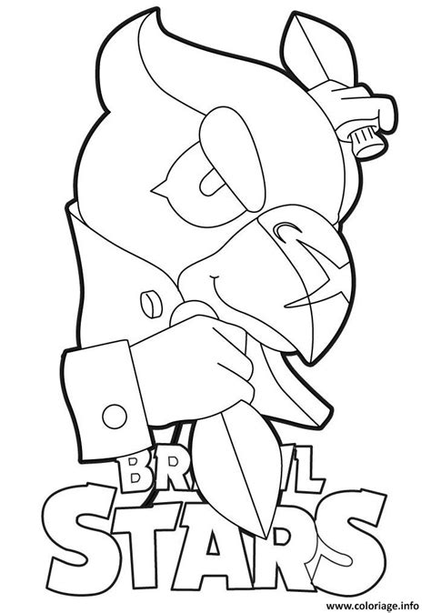 Leon Brawl Stars Coloring Page