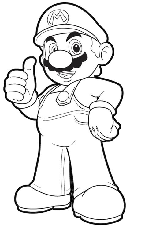 Super Mario Bros Dibujos Para Colorear