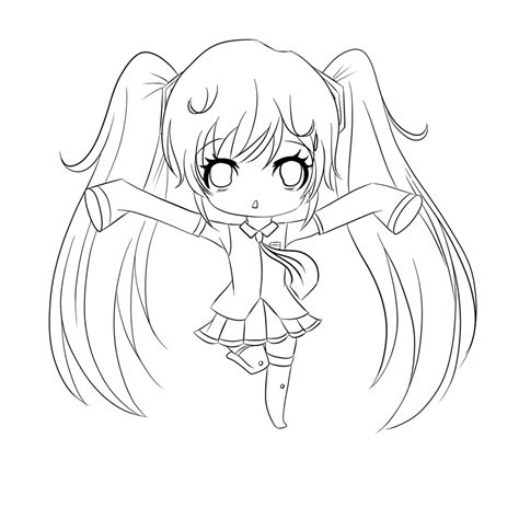 Download and turn on your favorite anime and color away. Chibi Anime Coloring Pages - Coloring Home