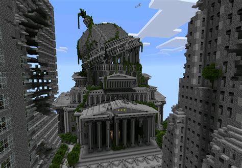 Ruined City Creation Minecraft Pe Maps