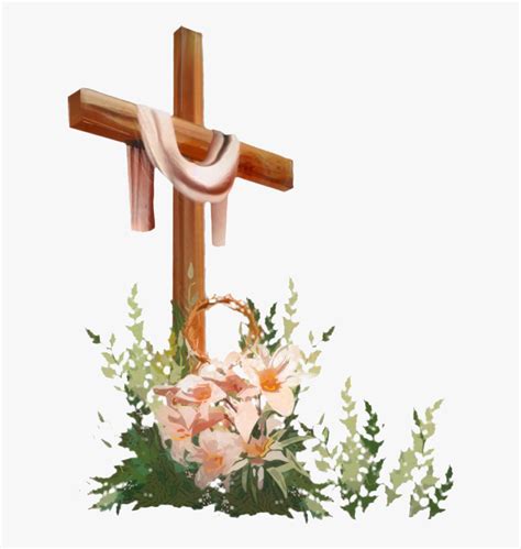 Easter Christian Cross Png Hd Religious Easter Clipart Transparent