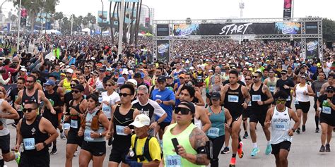 Photos Runners Take On 38th Annual Long Beach Marathon Long Beach